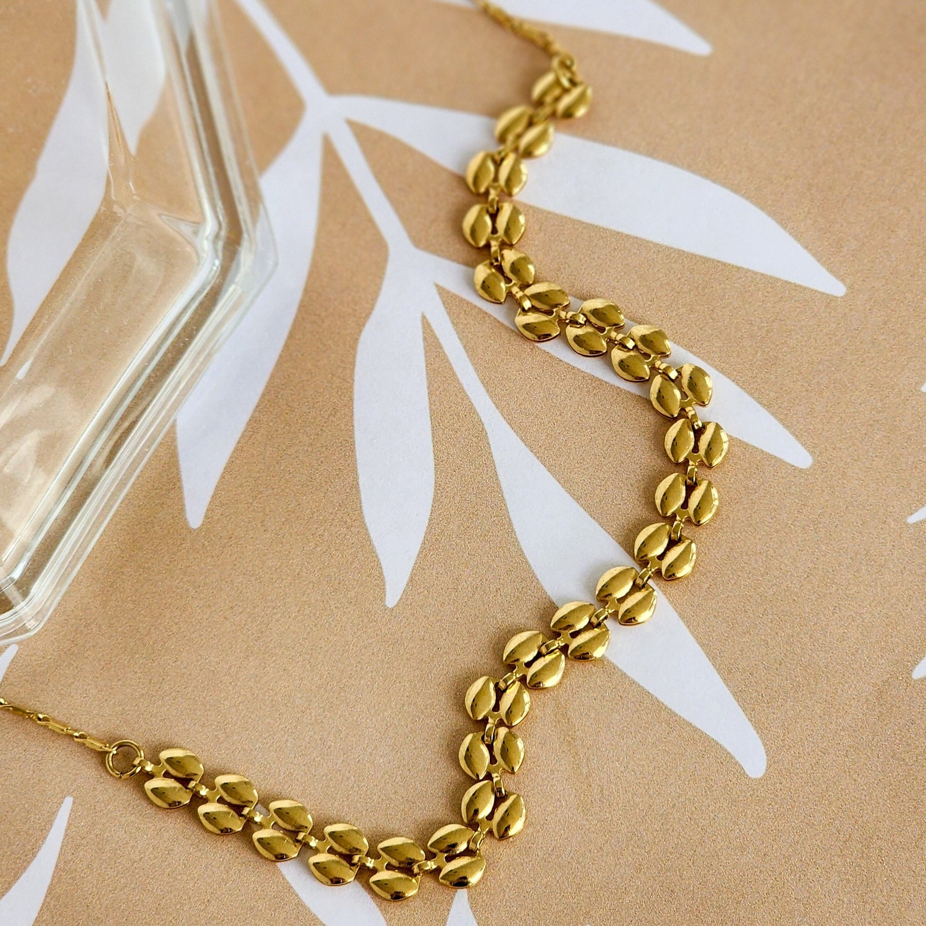 Colar Malha Trabalhada - Banho de Ouro 18k