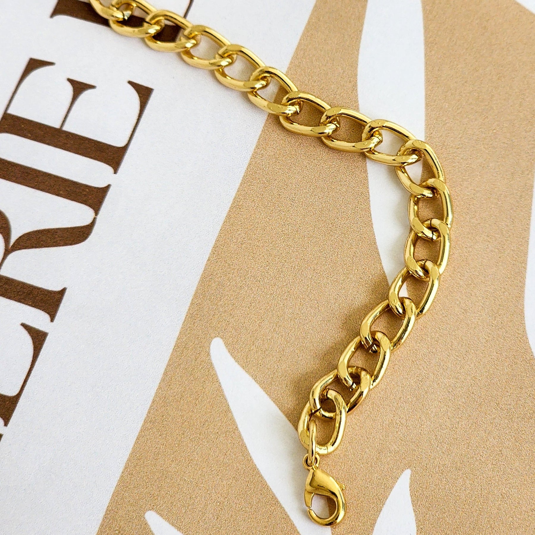 Pulseira Elos Groumet - Banho de Ouro 18k