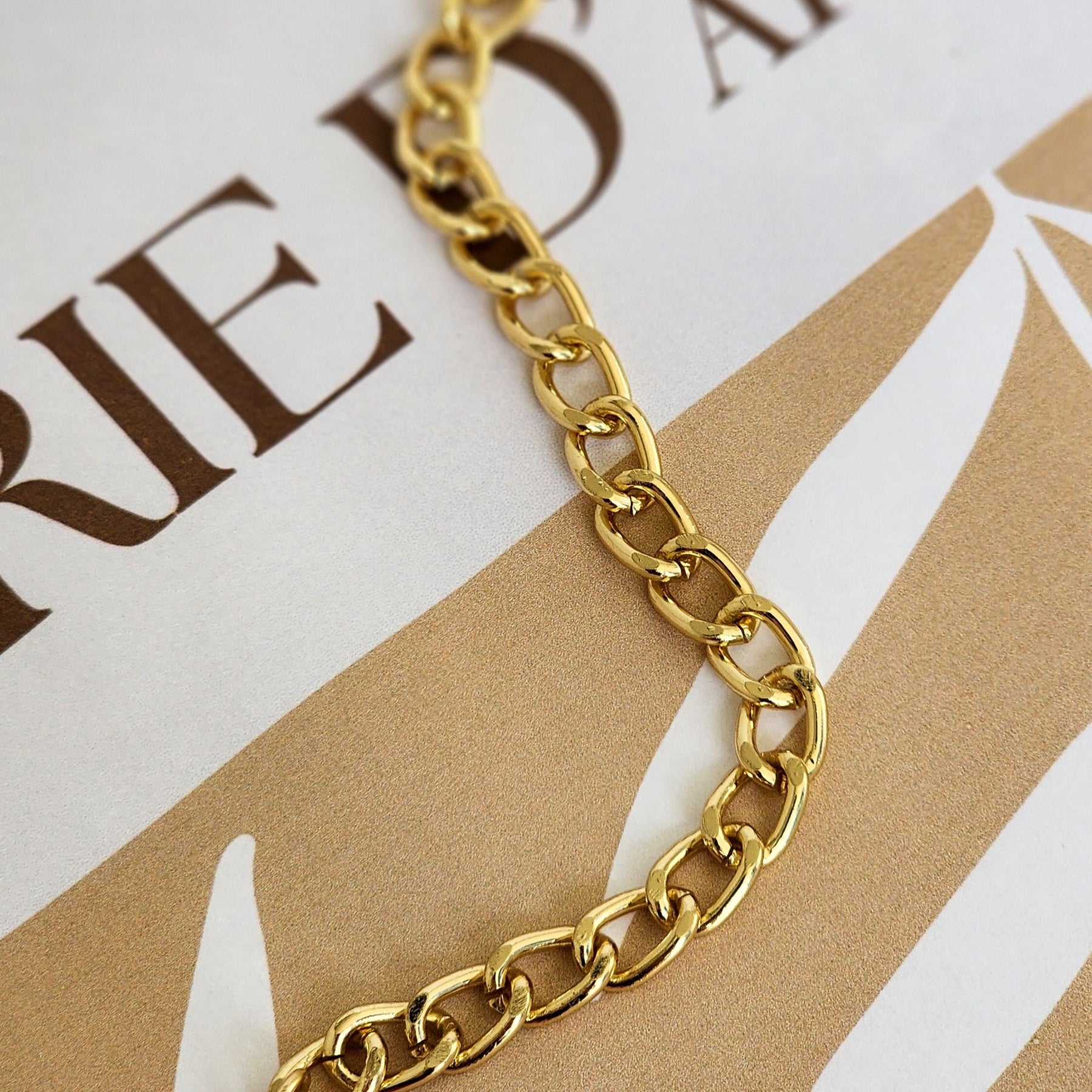 Pulseira Elos Groumet - Banho de Ouro 18k