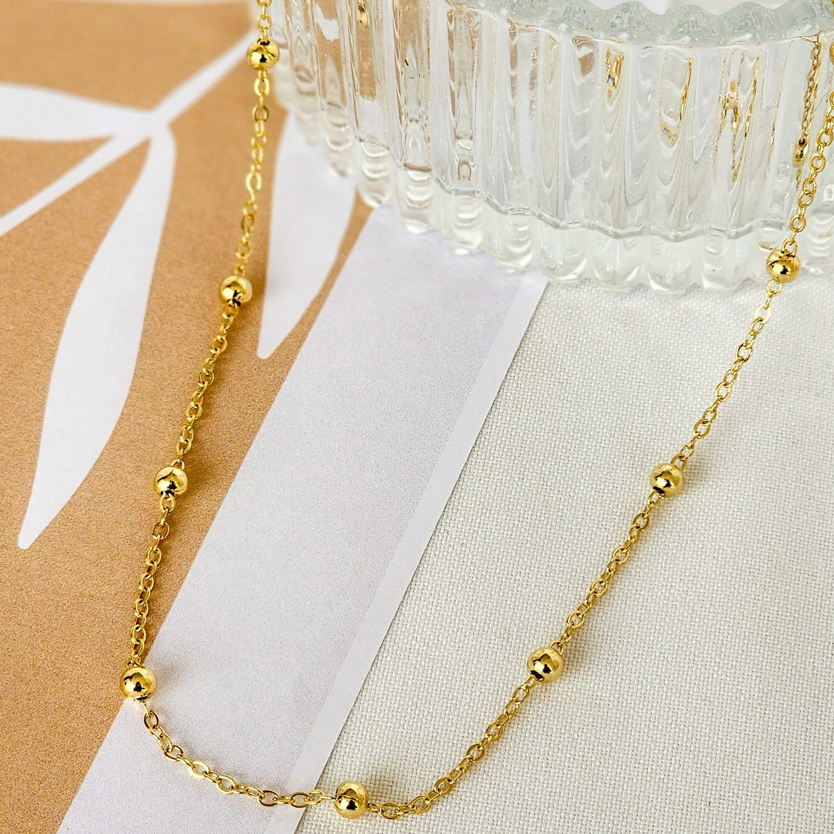 Choker Bolinhas - Banho de Ouro 18k