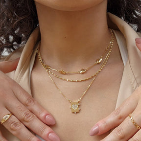 Choker Fita Torcida - Banho de Ouro 18k