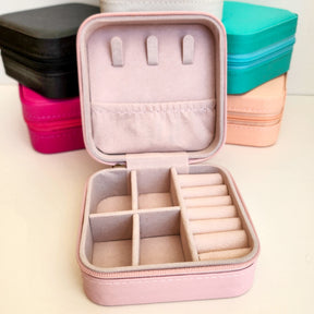 (BRINDE) Porta Joias Compacto para bolsa e viagem