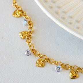 Pulseira Elo Português Espírito Santo Pomba da Paz – Banho de Ouro 18k