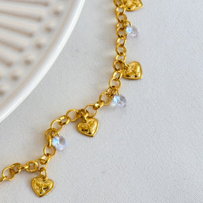 Pulseira Elo Português Espírito Santo Pomba da Paz – Banho de Ouro 18k