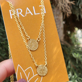 Colar Escapulário São Bento - Banho de Ouro 18k