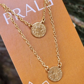 Colar Escapulário São Bento - Banho de Ouro 18k