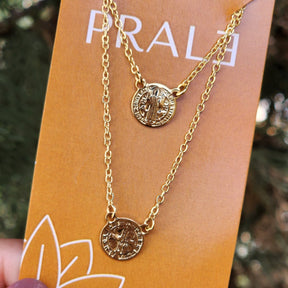 Colar Escapulário São Bento - Banho de Ouro 18k