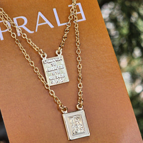 Colar Escapulário Mini Medalha Jesus Cristo - Banho de Ouro 18k