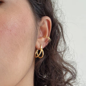 Piercing Fake Elos - Banho de Ouro 18k